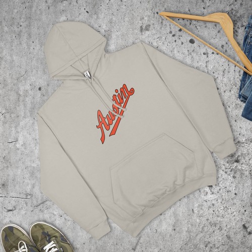 Austin badge hoodie classic - austin,