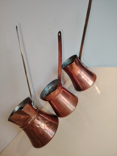 Set copper coffee - of,