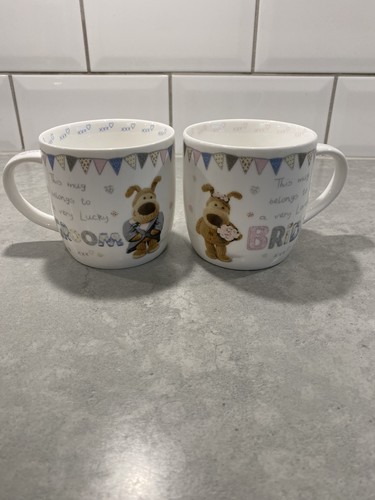 Boofle bride and groom - groom, mugs
