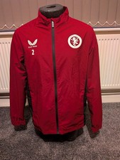 ASTON VILLA ENGLAND 2022/2023 PLAYERS TRAINING JACKET CASTORE SMALL NEW £95