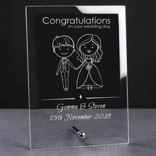 Personalised engraved wedding - engraved,