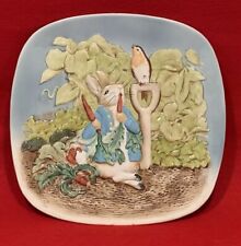 Beswick BEATRIX POTTER Plate - Peter Rabbit - 1980 Wall Plaque