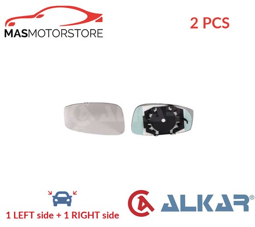 Rear view mirror glass pair - glass,