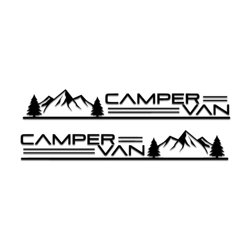Large camper side - camper, mountain