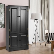 Kitchen Larder Unit Free Standing Cupboard Storage Pantry Shelf Cabinet Dresser