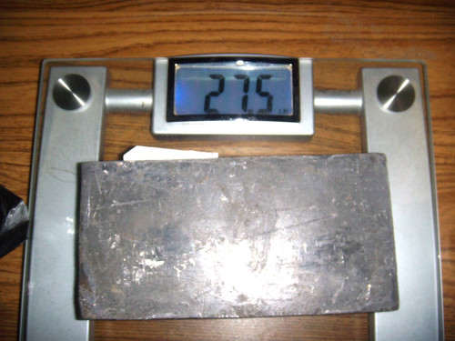 Lbs lead ingot - lbs, or