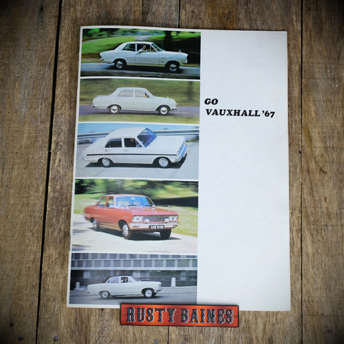 Vintage car brochure vauxhall - vintage, brochure,