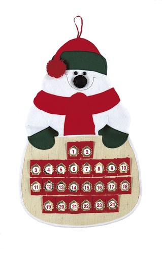 Christmas fabric snowman - christmas,