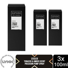 Lynx Urban Daily Fragrance Precision Deodorant Pump Spray, 3x 100ml