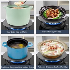 AKLOSIPY Premium Aluminum Heat Diffuser Plate For Gas Stove - Sturdy Simmer