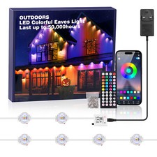 Permanent Outdoor Lights App & Remote Smart RGBCCT Eaves Light IP67 Waterproof