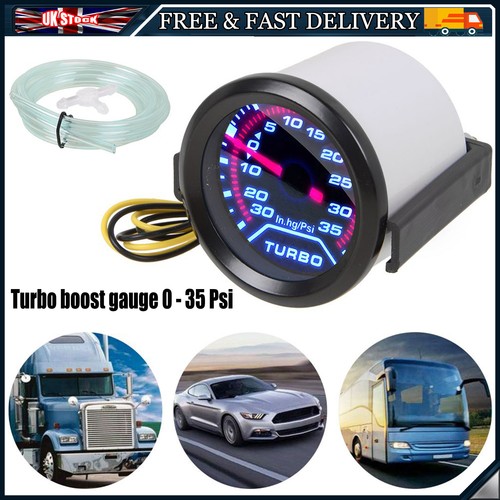 52mm turbo boost gauge - gauge, 12v