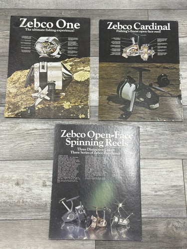 Three vintage zebco counter - three,