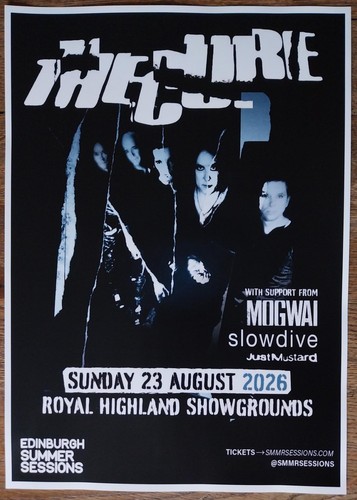 The cure concert - cure, poster