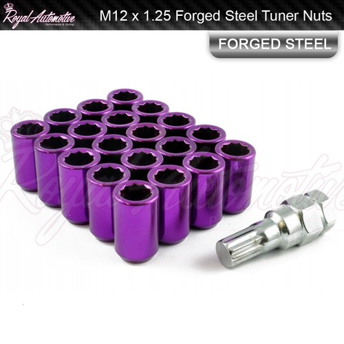 Purple tuner wheel nuts 20 - wheel,