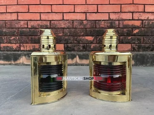 Nautical corner port oil - , lamp