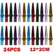24Pc Metal Kazoo Instrument