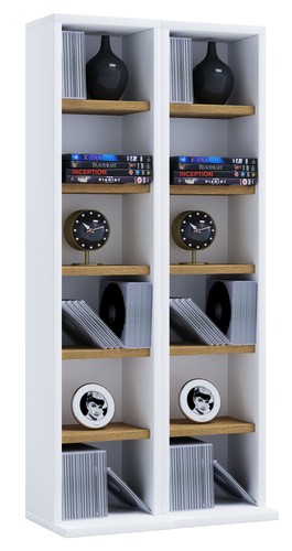Wood dvd stand shelf - cd,