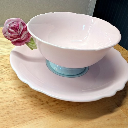 Paragon rose handle teacup - rose,