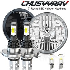 Pair 7" Inch LED Headlights