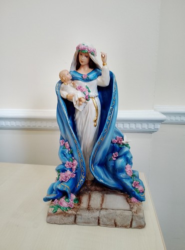 Franklin mint virgin mary - franklin,