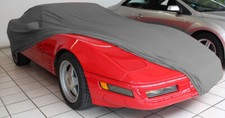 Full Garage Protective Cover Indoor Gray with Mirror Pockets for Chevrolet Corvette C4