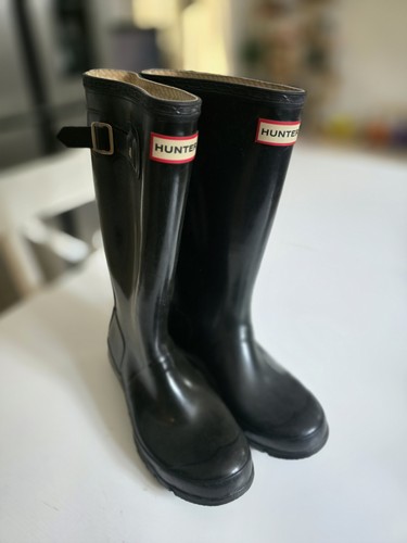 Black hunter wellies - black,