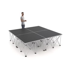 PD X-Lite750 Portable Stage Platform Modular Riser System - 1m x 1m x 60cm