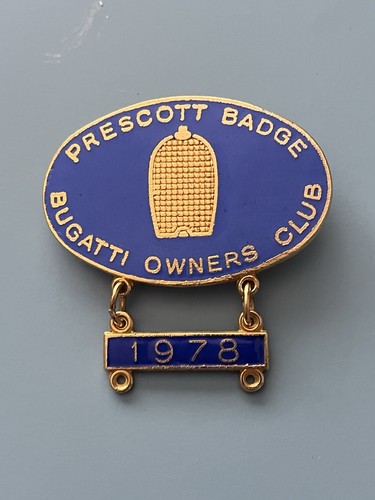Bugatti owners club pin badge - bugatti,