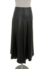 M&S Women's Skirt Black Faux