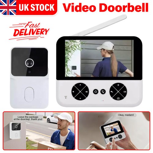 Wireless video doorbell - doorbell, 4.3"