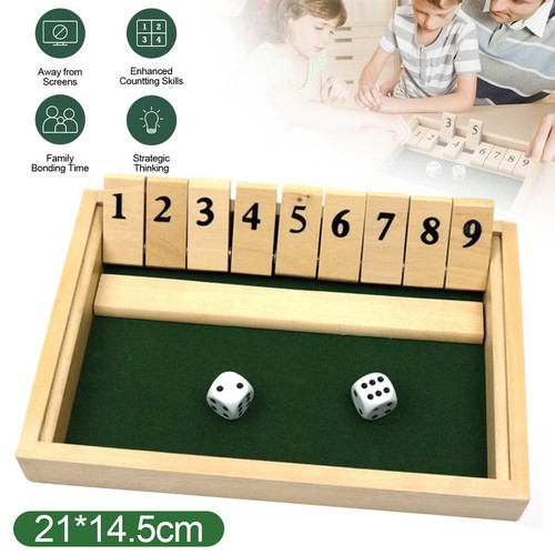Shut the box game - game, 9