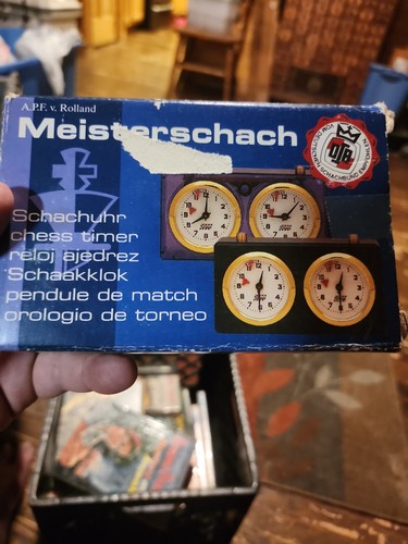 Vintage german chess clock - vintage,