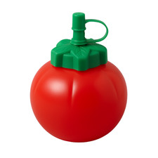 eMKay® RED TOMATO ROUND SAUCE BOTTLE DISPENSER 10.5OZ SQUEEZY BOTTLE WITH NOZZLE