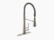 Kohler Vind Semi-professional Pull-down Kitchen Faucet 3 Function Sprayhead New