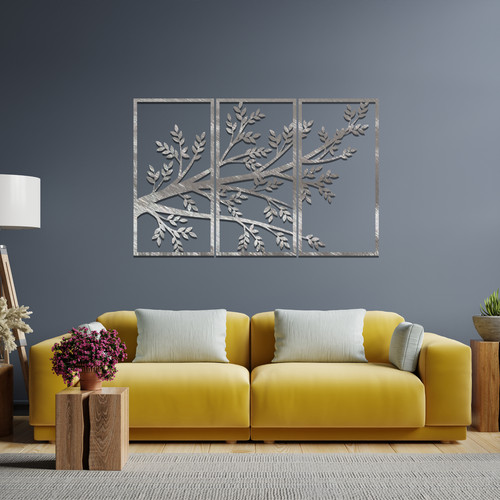 Metal tree wall art hanging - tree,
