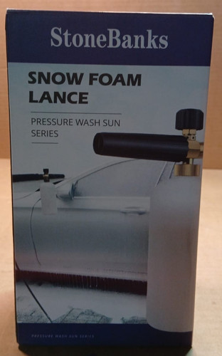 Snow foam lance - snow, pressure