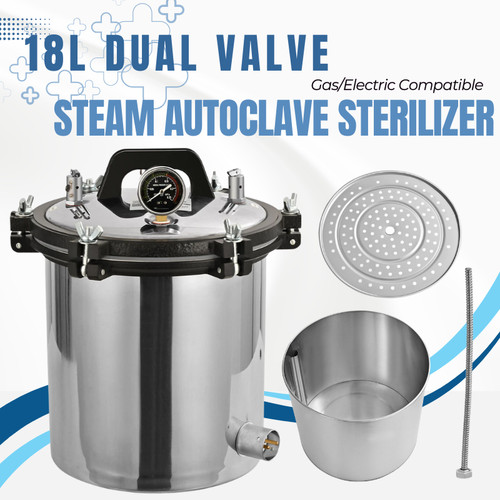 18l steam autoclave sterilizer - 18l,