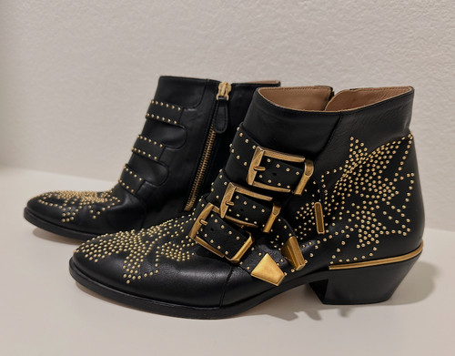 Chloe studded susanna black - studded,