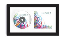CD Picture Photo Black Frame with a Bevel Edge Mount 