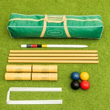 Harrier Croquet Sets | 4 PLAYER GARDEN/HENBURY *Premium Quality* Outdoor Games