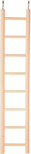 Wooden ladder with eight - eight, rugs