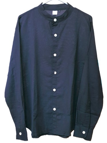 Pure cotton black grandad - pure,