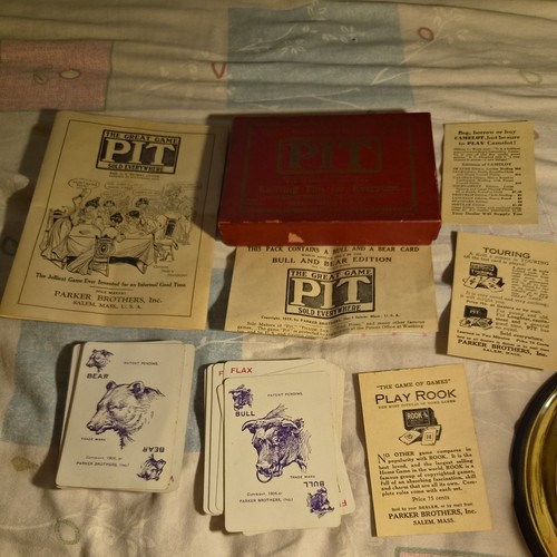 Vintage pit card - pit,