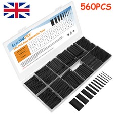 560PC Heat Shrink Tubing Tube Sleeve Kit Car Electrical Assorted Cable Wire Wrap