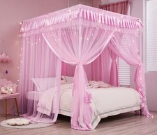 Canopy Bed Curtains for Girls