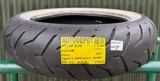 180/65B16 DUNLOP D407 HARLEY DAVIDSON 81H Partworn Motorcycle Rear tyre (M1566)