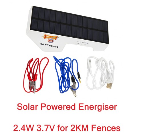 Solar electric fence energiser - solar,