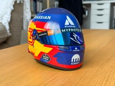 SIGNED Carlos Sainz 1/2 Scale Mini Helmet - Williams Baku GP 2025 Season F1