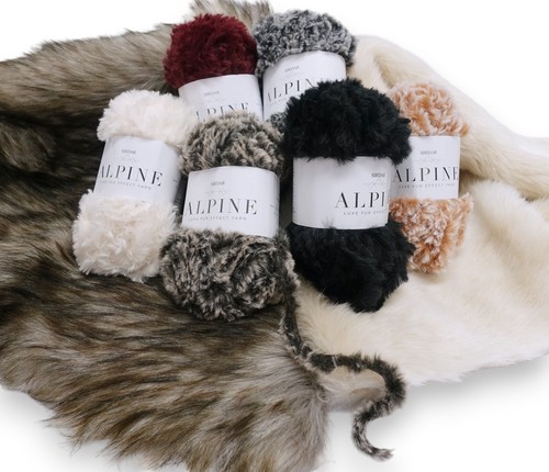 Sirdar alpine luxe fur - luxe, effect